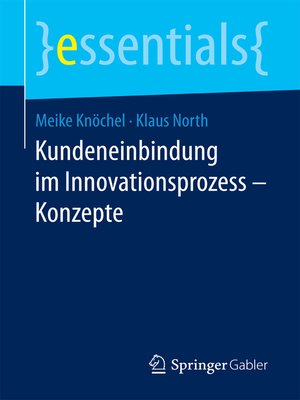 cover image of Kundeneinbindung im Innovationsprozess – Konzepte